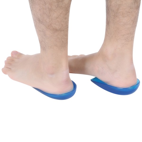 Silikone Gel O/X Benkorrektion Indlægssåler Fod Orthotic Arch Support Sko Indlægspuder Hælskål