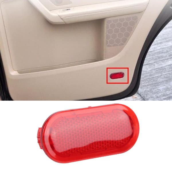 Bildörrsreflektor Röd Trimpanel 6Q0947419 Bilmodifiering Passar för Caddy/Touran 2006‑2015