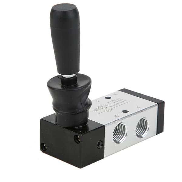 Pneumatisk Manuel Styreventil 5 Porte 2 Positioner Håndgrebsventil 0~0,8Mpa (4H210-08)