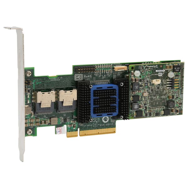 PCIE 2.0 X8 Array-kort Cache-beskyttelse Smart strømstyring ASR 6805T Controller-kort til webserver OLTP