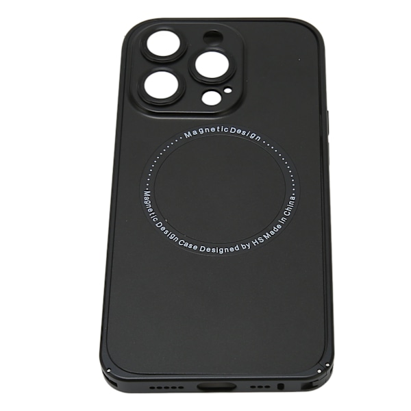 Magnetiskt phone case med kameralinsskydd Cover för MagSafe Black for IPhone 14 Pro