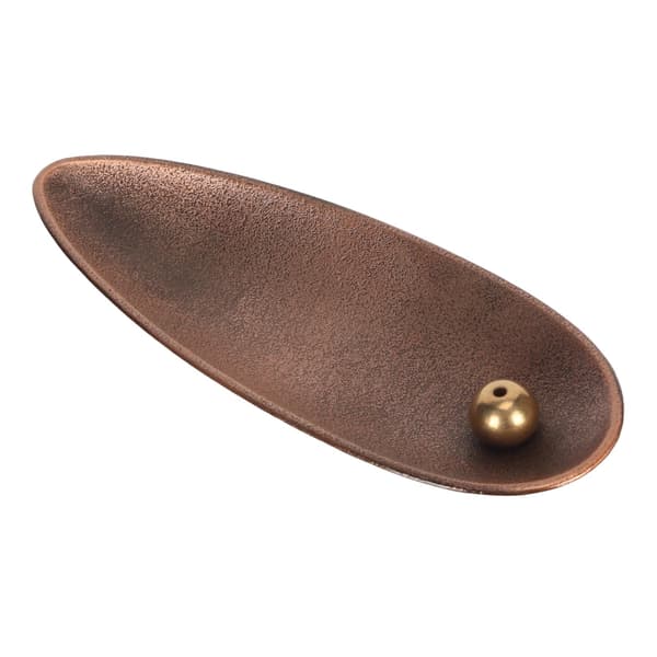 Blad røgelsesbrænder lindrer træthed Vintage elegant røgelsespindholder til soveværelse meditationsrum antik