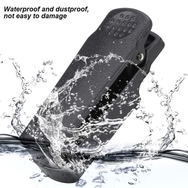 10 STK Vandtæt Sort Walkie Talkie Bælteclips Tilbehør Til BAOFENG UV-9R Plus