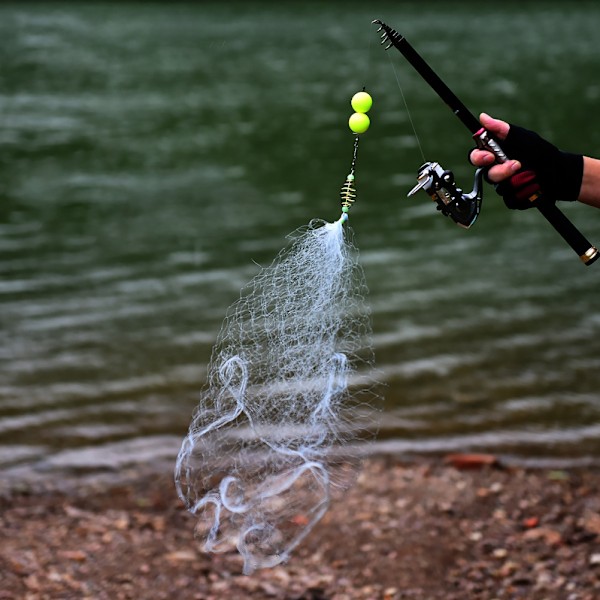 Fiske Nätfälla Spö Gjut Fiske Nät Hållbart Fisknät Fiskeutrustning Fiske Nät