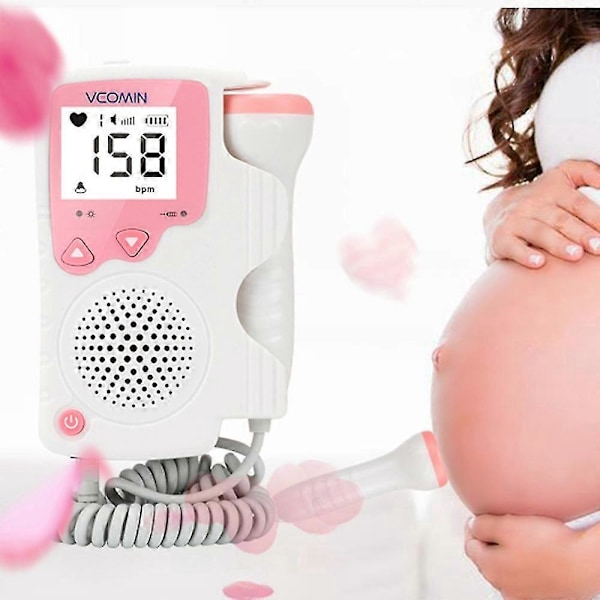 Prænatal Føtal Doppler Baby Hjerteslagsmonitor Baby Hjertefrekvensdetektor Sonar Doppler