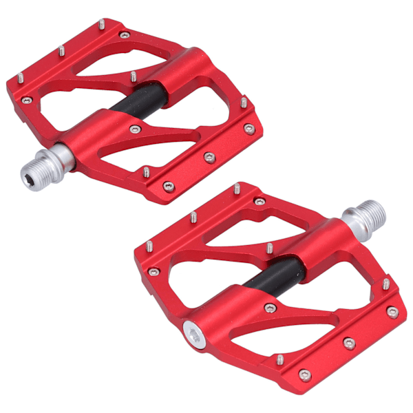 Anti-Slide Aluminium Alloy Widen High Speed Bearing Pedal Mountain Bike AccessoriesRed