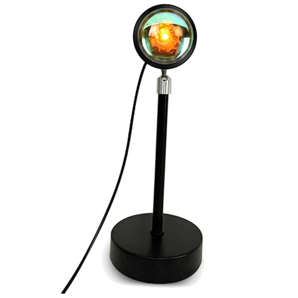 Ambient Projektorlampa 16 Färger 180° Roterbar Fjärrkontroll RGB Projektionsljus för Sovrum