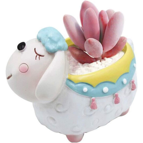 Søte Unicorn Keramiske Sukkulente Plantepotter for Innendørs Planter - Perfekt Hjemmedekorgaver