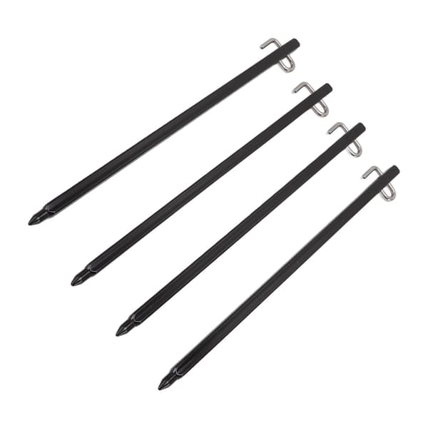 4 stk teltplugger campingplugger aluminiumslegering høyfast piggsett for utendørs bruk