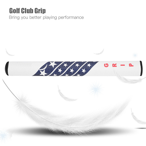 Luistamaton PU-päällysteinen mukava golfmailan putterin kahvan vaihtotarvike (valkoinen)