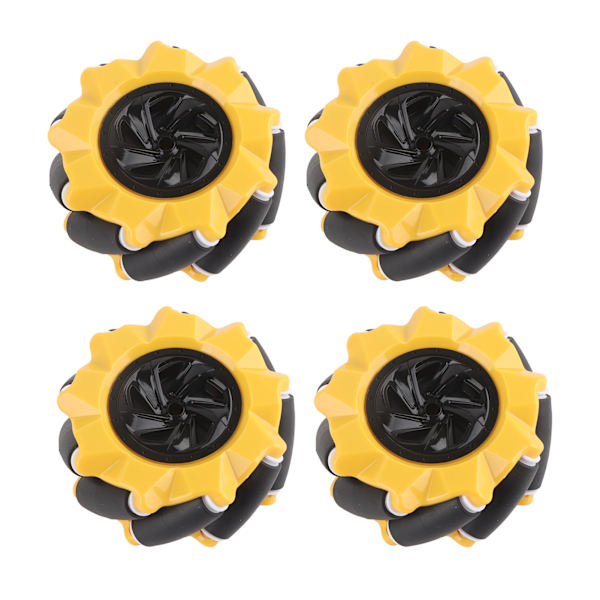 Mecanum Wheel Omni Directional Smart Robot Auton osat Tarvikkeet Tee itse lelukomponentit 80mm (2 paria)