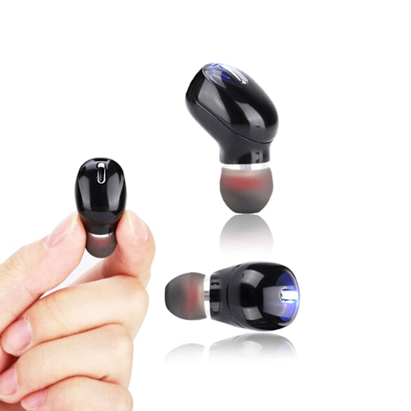 Mini Sports Trådlöst Bluetooth Headset Universal Hörlurar Hörlurar Hörlurar (svarta)