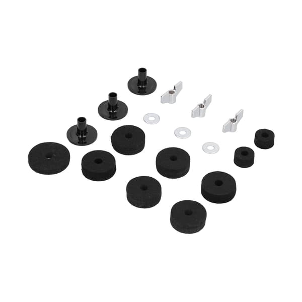 18PCS Cymbal Ersättning med Basvingmutterbricka för Trumset Hårdvarutillbehör