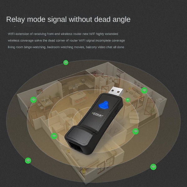 Universal 300 Mbps USB WiFi Dongle Adapter