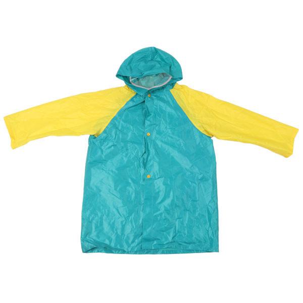 Kids Raincoat Toddler Windprood Rain Poncho Reusable Rain Jacket with Transparent Hat Brim for Pupil