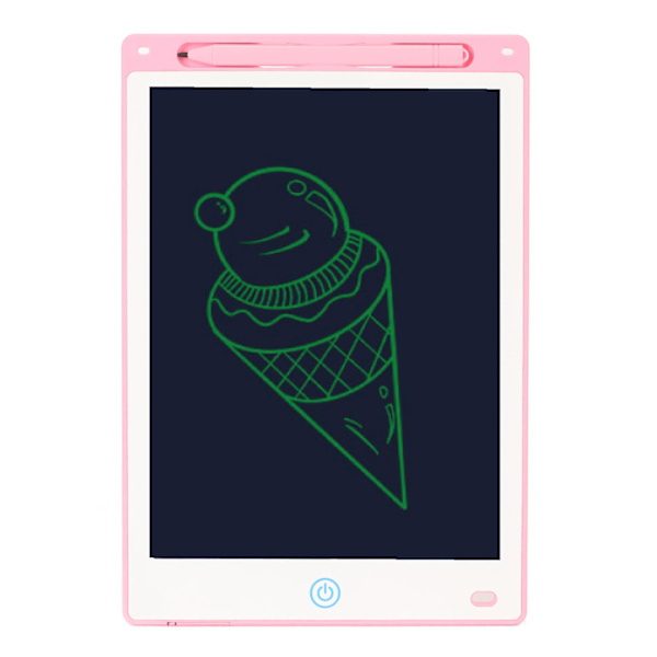 10 tuuman LCD-kirjoitustabletti kirjoitusalusta Piirustustabletti Värikäs näyttö Doodle-oppitaulu lapsille Aikuisille Pinkki