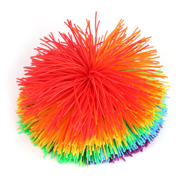 Rainbow Color silikoni Stress relief lelupallo