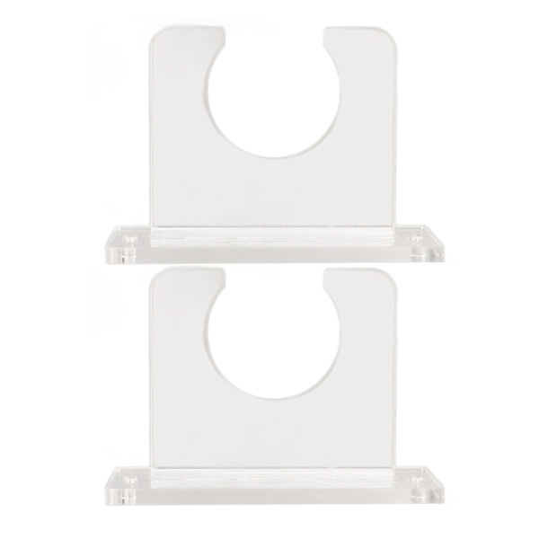 2 stk Baseball Bat Holder for Vertikal Display Robust Akryl Bat Henger Baseball Bat Veggmontert Display Rack