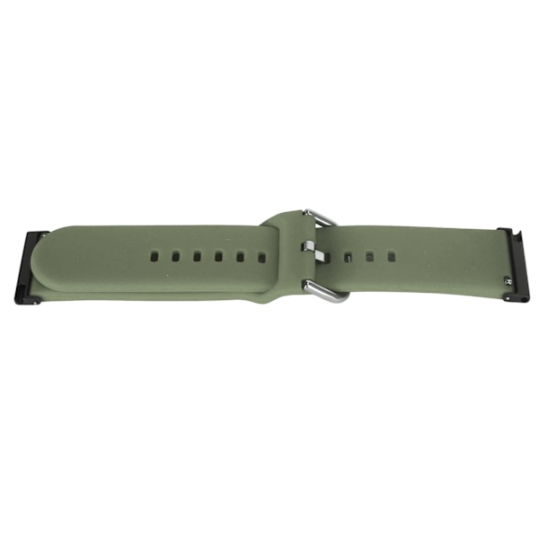 Silikon Smartwatch-bånd Justerbar erstatningsklokkeremtilbehør for Suunto7 OD Green