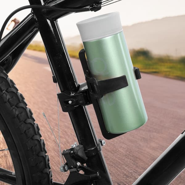 Flaskhållare Vattenkopp Kettle Support för Cykel Elektrisk Scooter (svart)