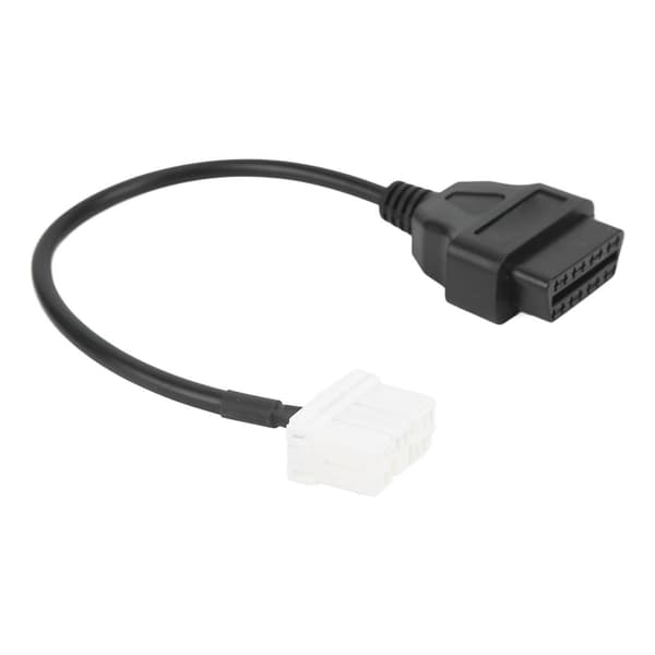 12-pin OBDII han hun-stik diagnostisk konverterkabel erstatning for Tesla Model S X 2012-2015