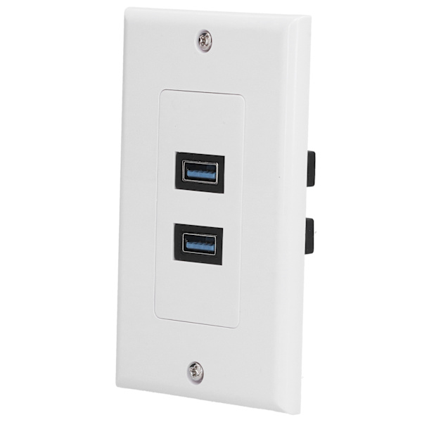 USB 3.0 Väggplatta Dataöverföring 2 Port USB 3.0 Komponent Komposit Väggpanel för Laddning