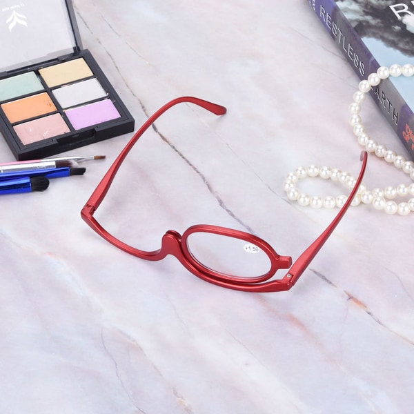 Forstørr øyesminkebriller Enkeltglass roterende briller Kvinnersminke Essential Tool #2