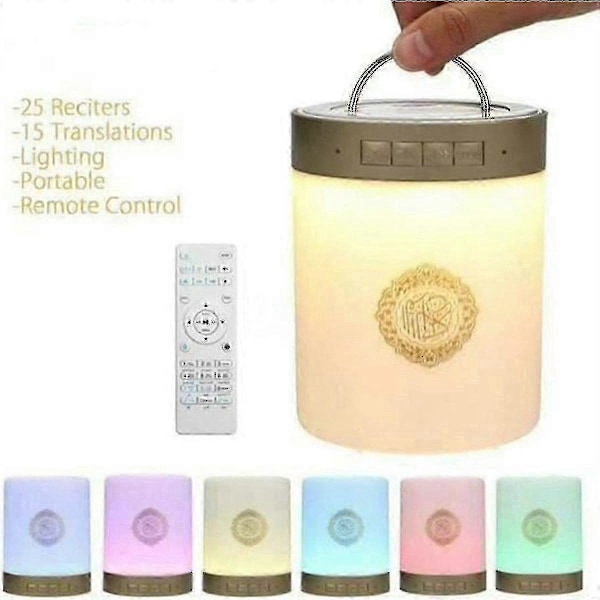 Quran Touch Lamp Högtalare Islamisk Azan/muslim G -Ny SZJR