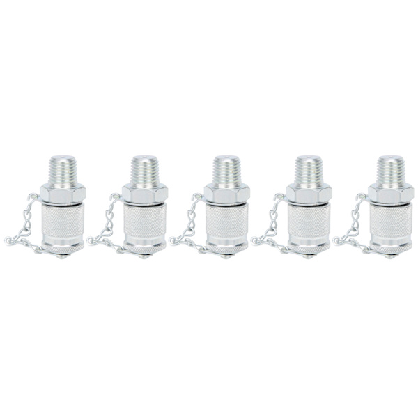 5 st hydraulisk testadapter gängtestkopplingar tryckmätning PT/PPTNPT1/4