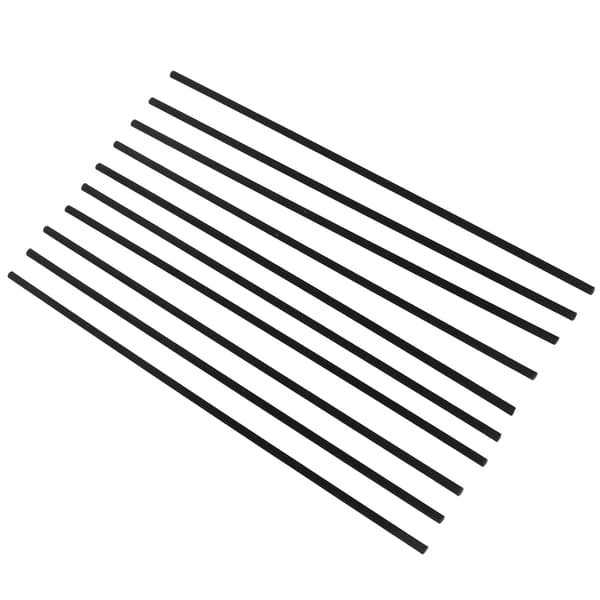10 stk. tre-diffuserklistremerke 9,8 tommer aroma-diffusererstatningspinne for yoga-meditasjon svart