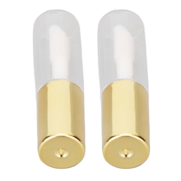 1,2 ml tomma läppglansrör guld transparent förseglade små läppglansrör reseutmatningsrör för DIY läppglans