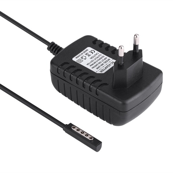 12V 2A Strømadapter Tabletlader for Microsoft Surface RT/ RT2 med EU-kontakt 100-240V