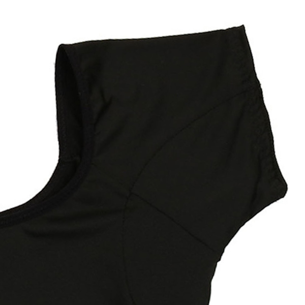 Svettevest under armene Kortermet Sweat Absorption Pullover Design Vaskbar Armhule Svettevest for kvinner Jenter Svart M