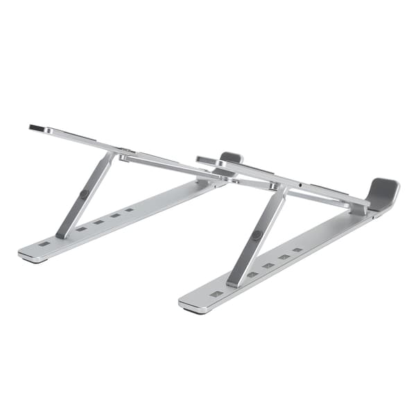 Bärbar datorställ hopfällbar metall surfplatta justerbar bärbar datorhållare silver X2
