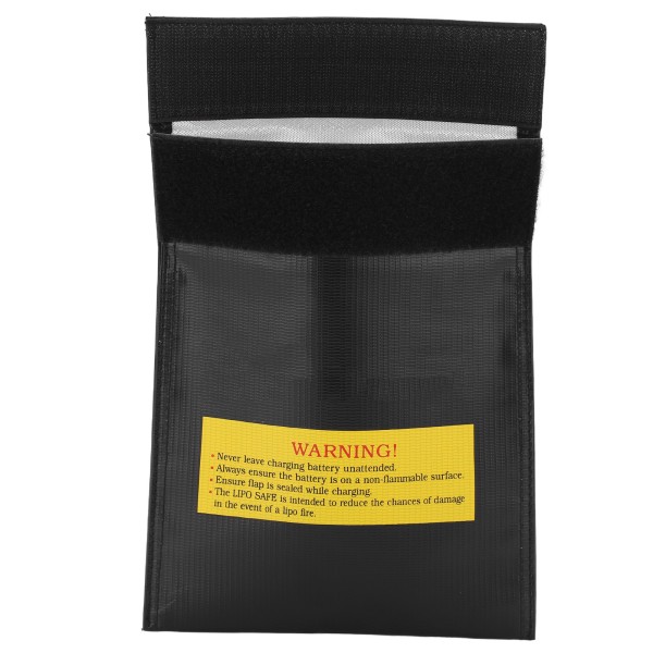 18x23cm RC Lipo batteriveske Brannsikker eksplosjonssikker Lipo beskyttelsesveske for ladeoppbevaring Svart
