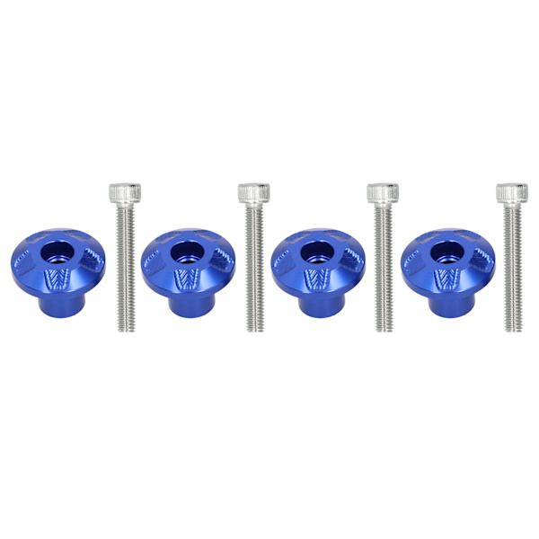 4 stk. motorcykel forreste skærm ramme slider skrue passer til YAMAHA NMAX 125 150 155/SMAX 155/TMAX 500 530 blå