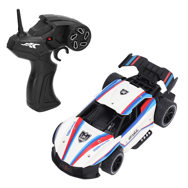 RC-kilpa-auto 1:20 korkea simulointi 2.4G korkea taajuus 4 kanavaa kaksi pyörän vetoa vasen oikea ajelehtiva kauko-ohjattava auto