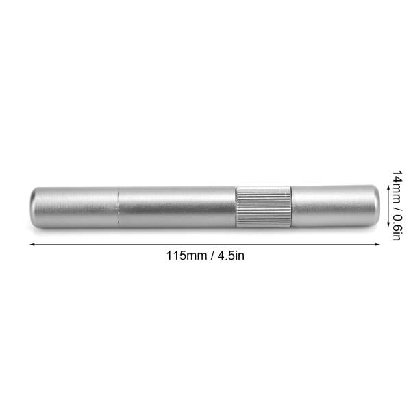 1 stk Telefon Glas Breaker Aluminiumslegering Breaking Blasting Pen Håndværktøj til reparation TE-792-sølv