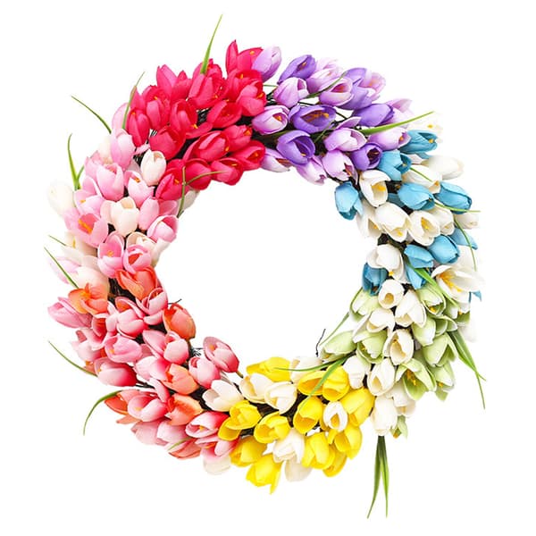 Krans Simulasjonsblomsterkrans Hage Hjemmedekorasjon