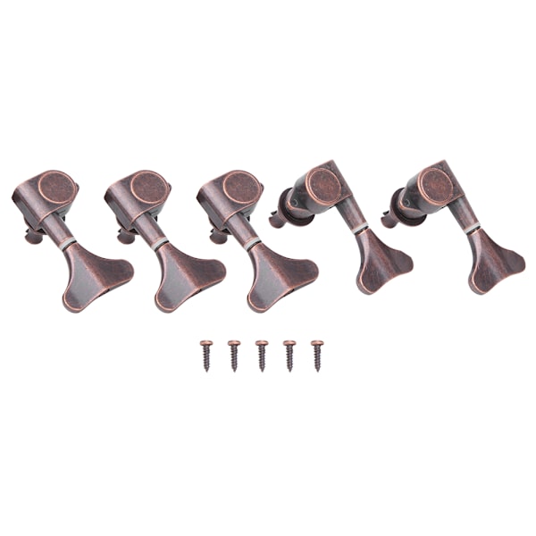 Röd koppar fishtail nyckel elbasgitarr vridnyckel 3L2R set bastillbehör