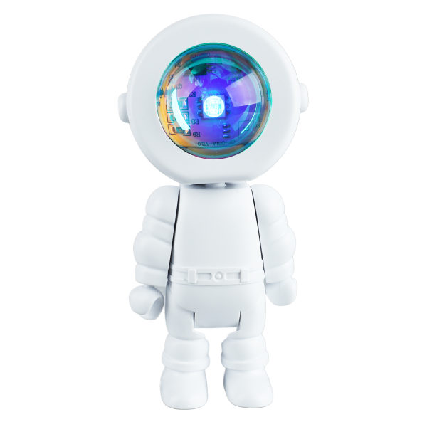 Romantisk astronaut robotlampe Astronaut LED lysprojektor til soveværelse Live Broadcast Party Room Decor Opladning med touch 7 farveændring
