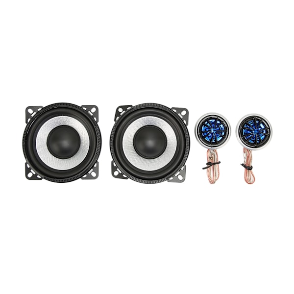 4 stk. koaksiale bilhøjttalere 120W 4 tommer bil tweeter subwoofer højttaler til bil lastbil stereo lydsystem