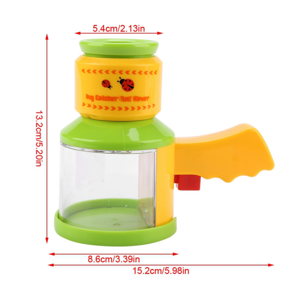 Børn førskolelegetøj Udendørs insektobservation Bug Catcher Viewer Forstørrelsesglas Børn
