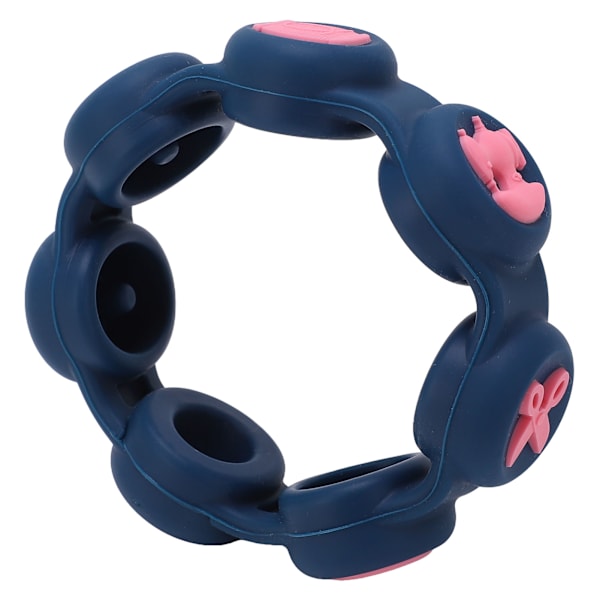 Bobbins förvaringsarmband design hållbar silikon bärbar snygg uppfinningsrik symaskin bobbinhållare blå