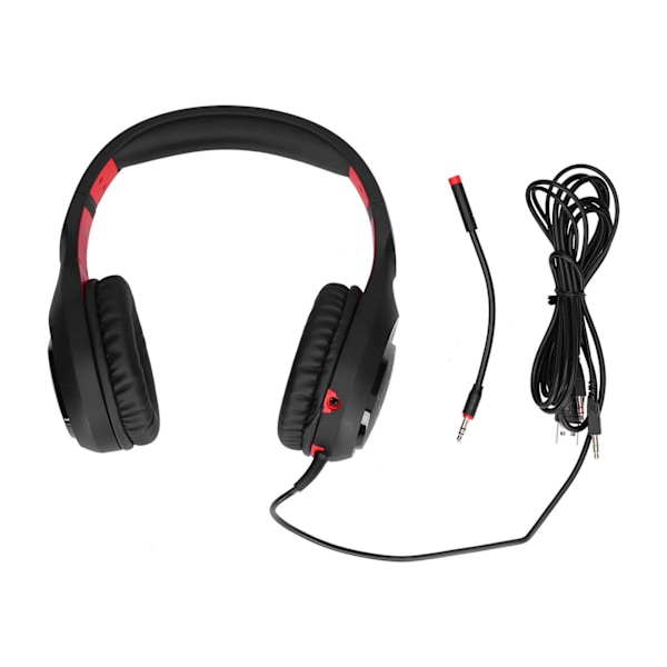 SOMIC Stereo Gaming Hodesett Justerbar Dual Mode Spillhodesett med Bøybar Mikrofon LED-Lys for Bærbar PC med 3,5 mm / 0,1 tommers Plugg
