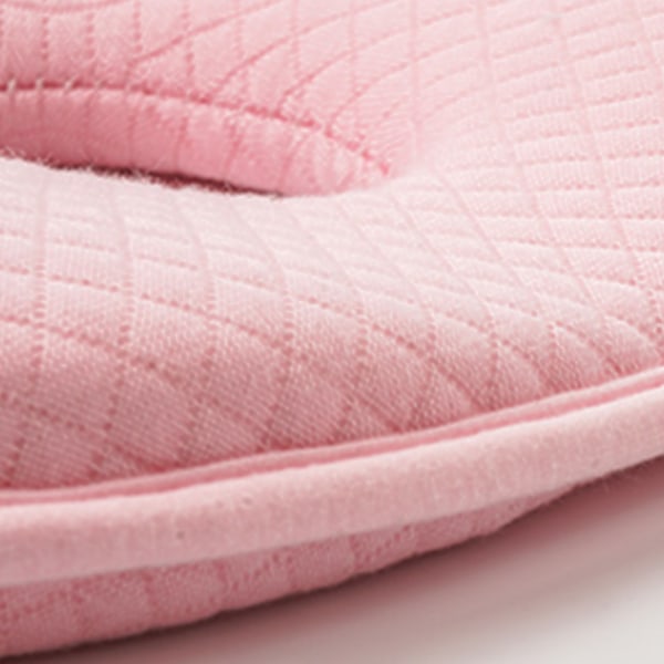 Baby Shaping Pillow Forebygge Flatt Hode Bjørn Form Minne Skum Fuktighetstransport 3D Ammepute Rosa