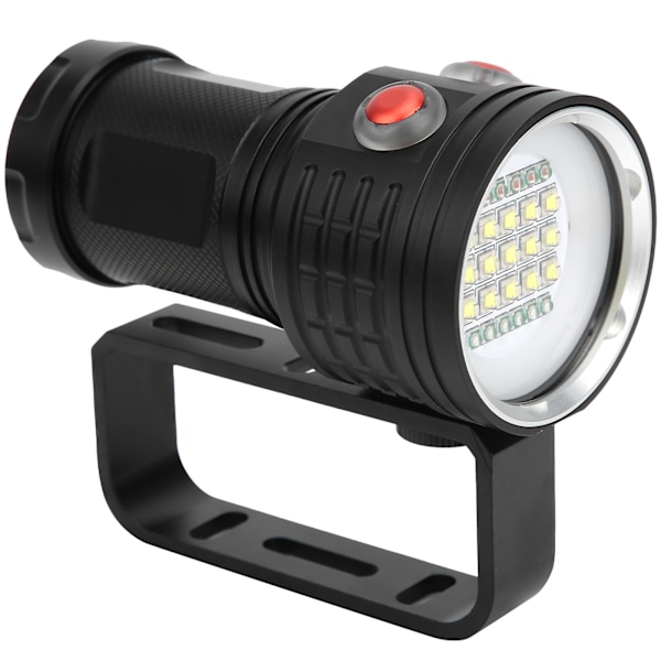 IPX8 vedenpitävä taskulamppu sukellus LED-valo taskulamppu 500M vedenalainen valokuvaus täyttövalo