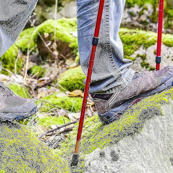 Gummibøsningssæt til vandrestave og Nordic Walking - Pakke med 20