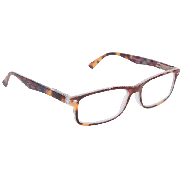 Blåt lysblokerende læsebriller Unisex Simple Retro bærbare presbyopiske briller (+200 )