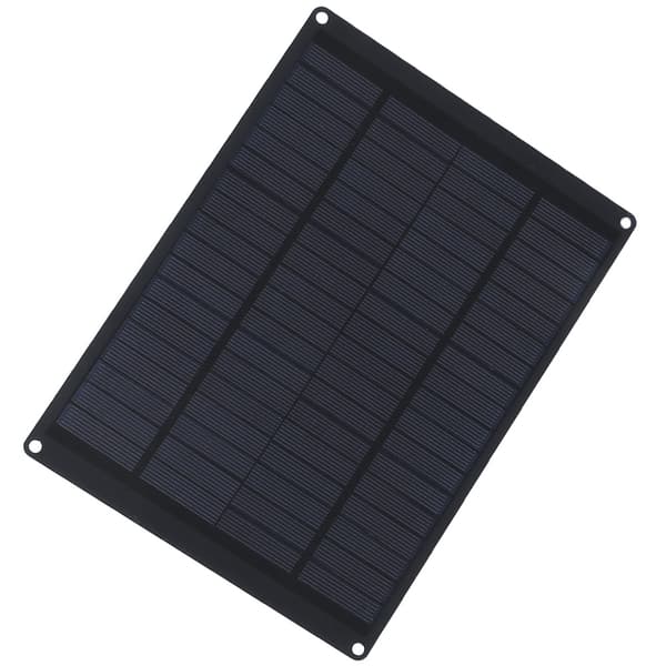 18V 5,5W Bærbart Polykrystallinsk Silisium USB Solcellepanel for Utendørs Lading